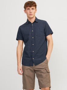 Jack & Jones Slim Fit Shirt -Navy Blazer - 12248524