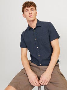 Jack & Jones Slim Fit Shirt -Navy Blazer - 12248524