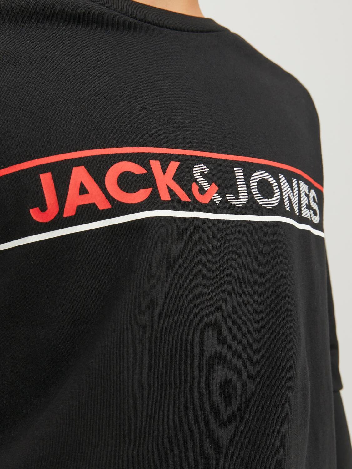 Jack & Jones Camiseta Estampado Para chicos -Black - 12248589
