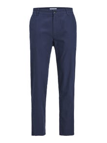 Jack & Jones Calças Chino Tapered Fit -Navy Blazer - 12248604