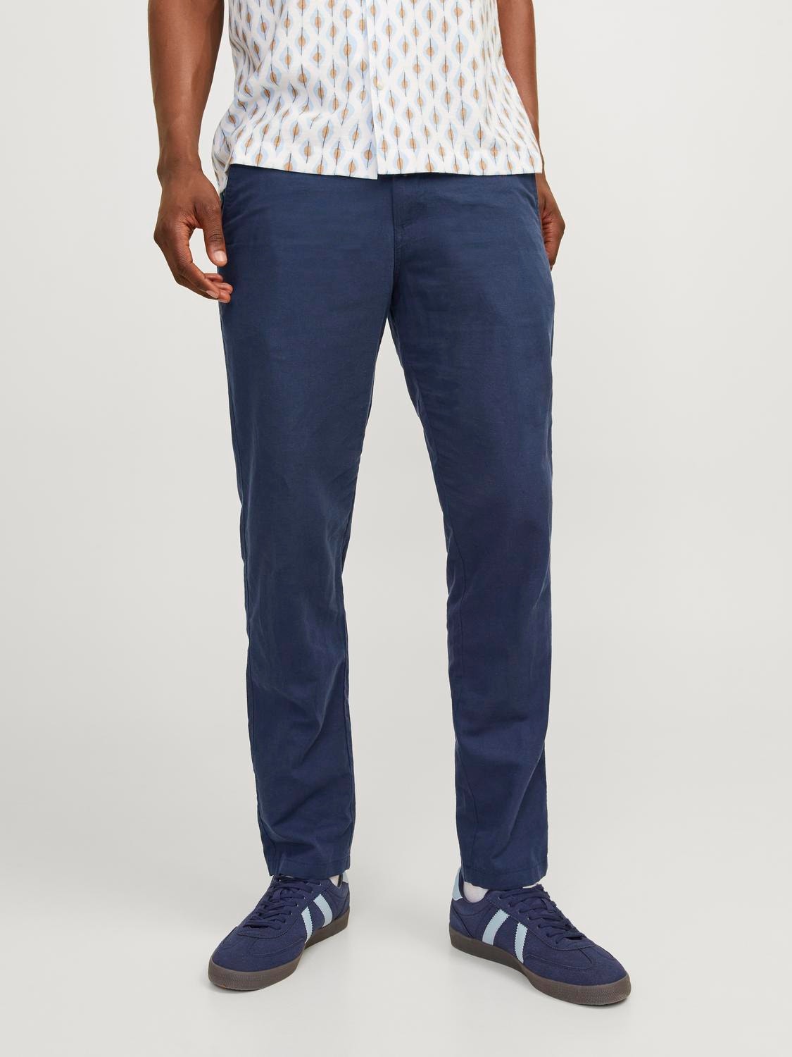 Jack & Jones Tapered Fit Chino trousers -Navy Blazer - 12248604
