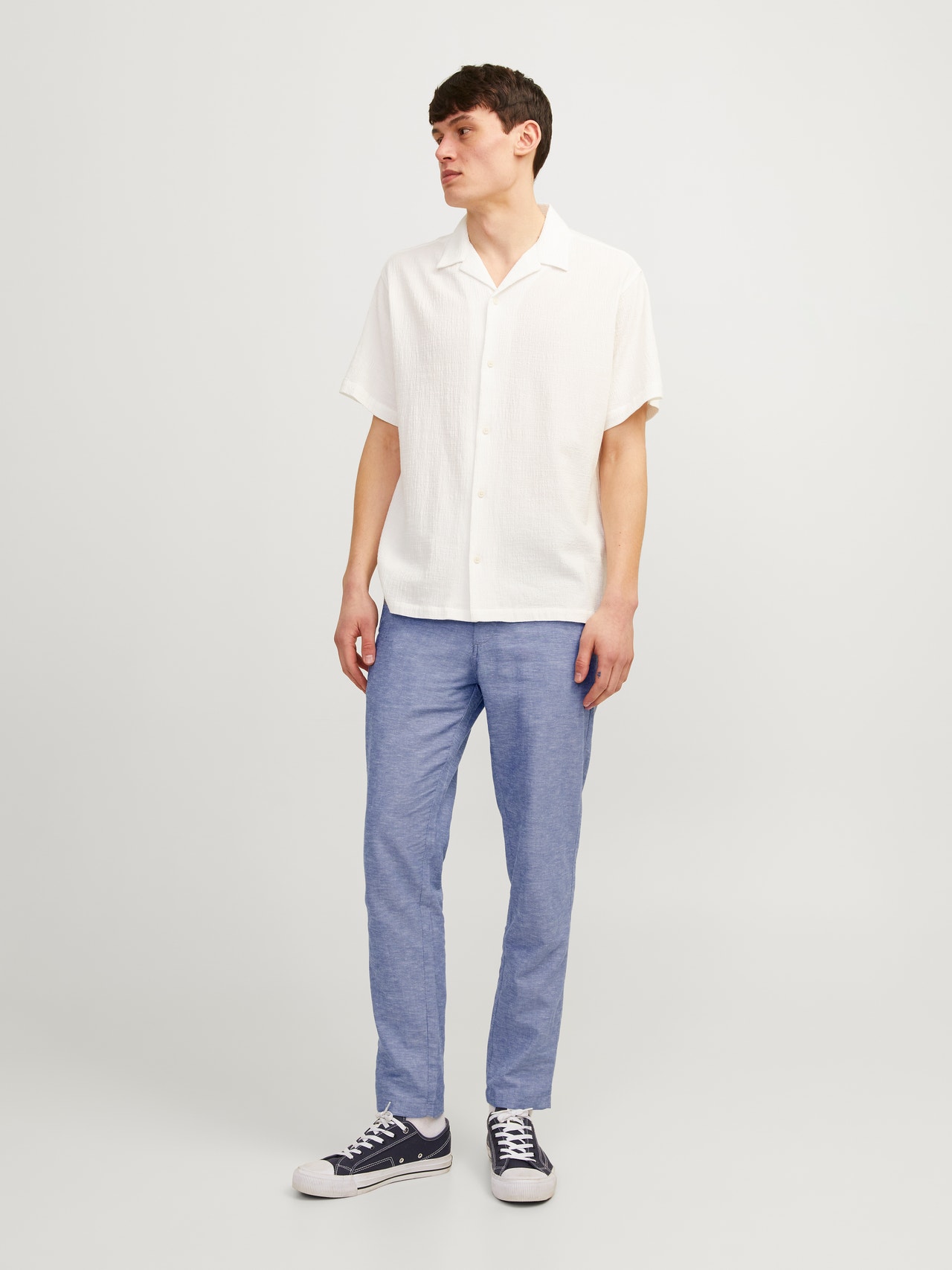 Jack & Jones Παντελόνι Tapered Fit Chinos -Faded Denim - 12248604