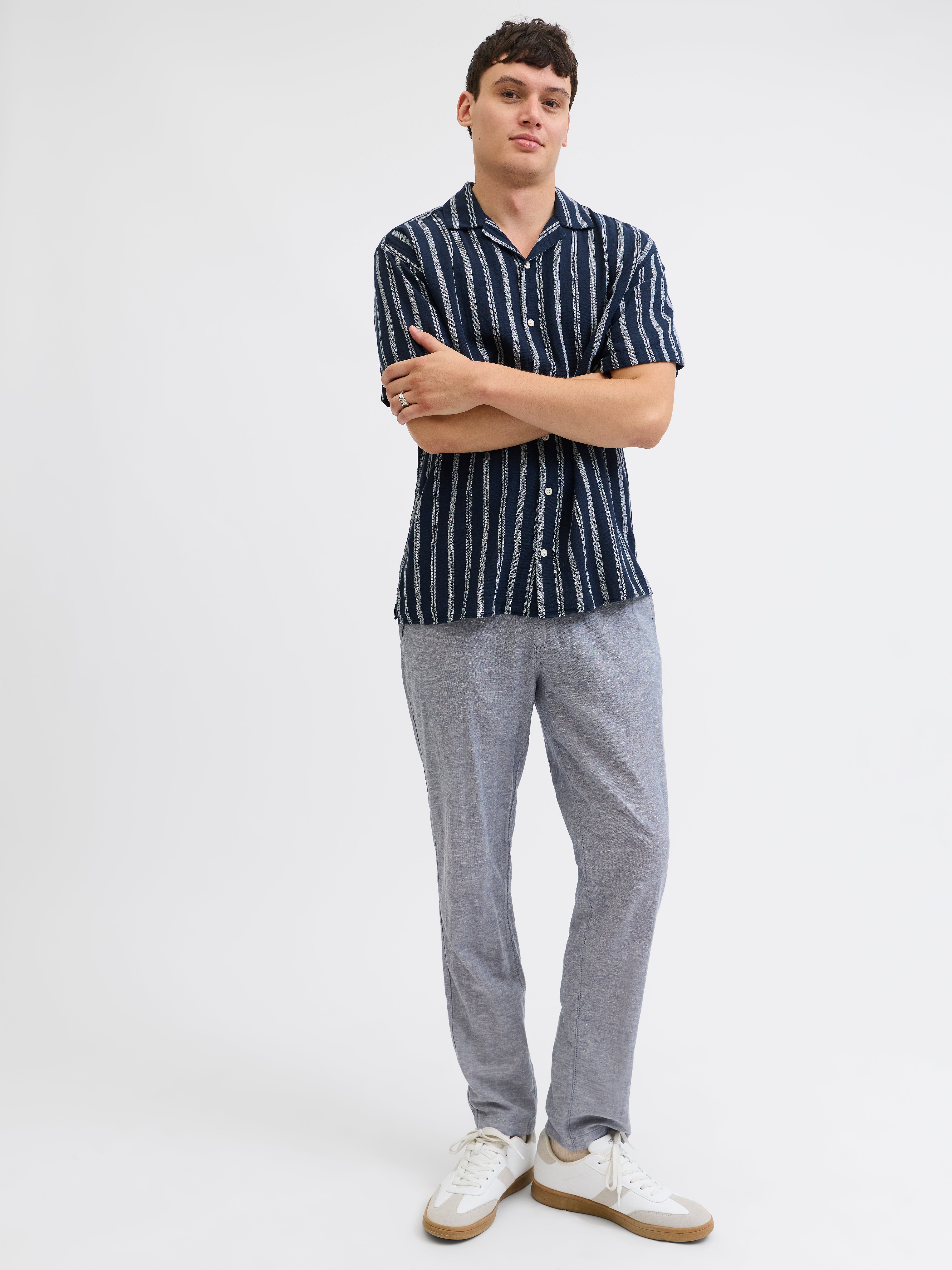 Jack & Jones Tapered Fit Chino trousers -Faded Denim - 12248604