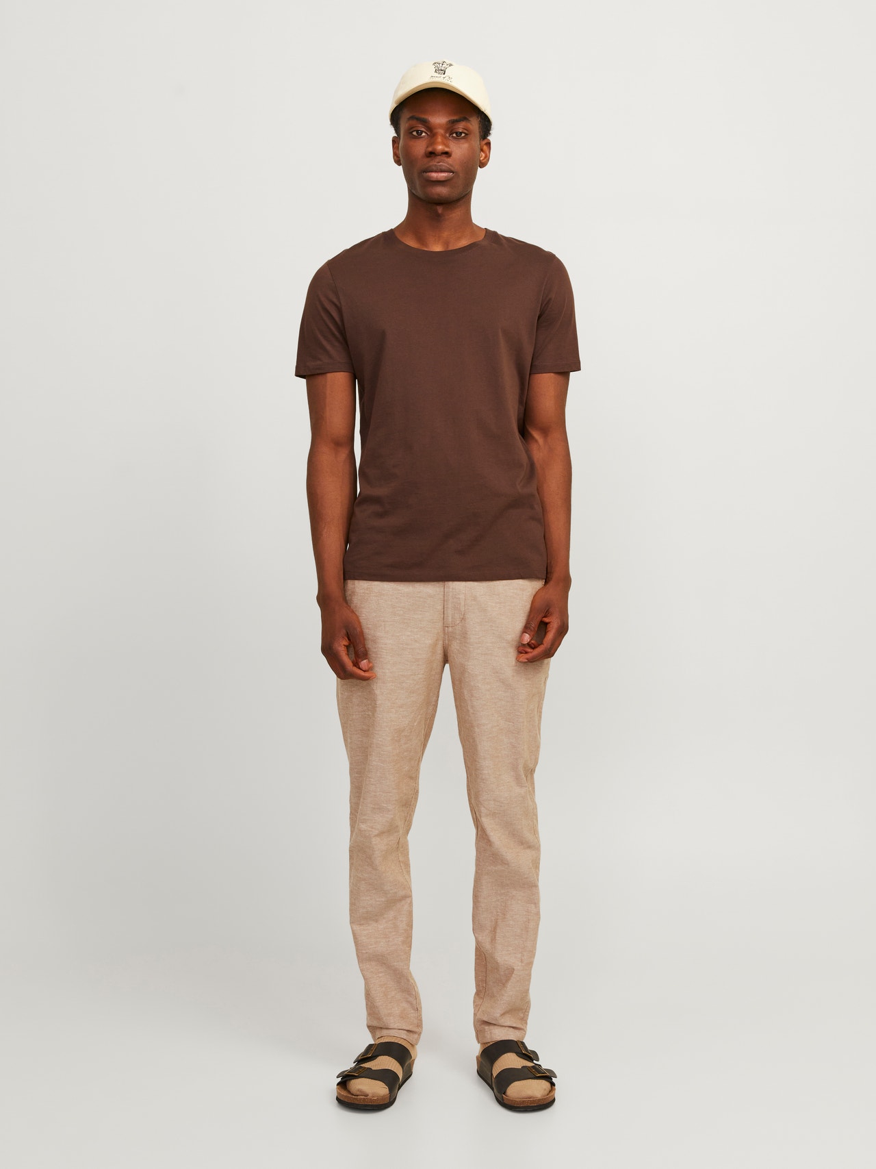 Jack & Jones Παντελόνι Tapered Fit Chinos -Rubber - 12248604