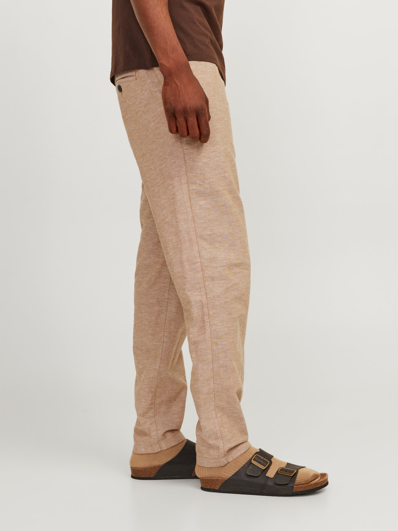 Jack & Jones Tapered Fit Chino trousers -Rubber - 12248604