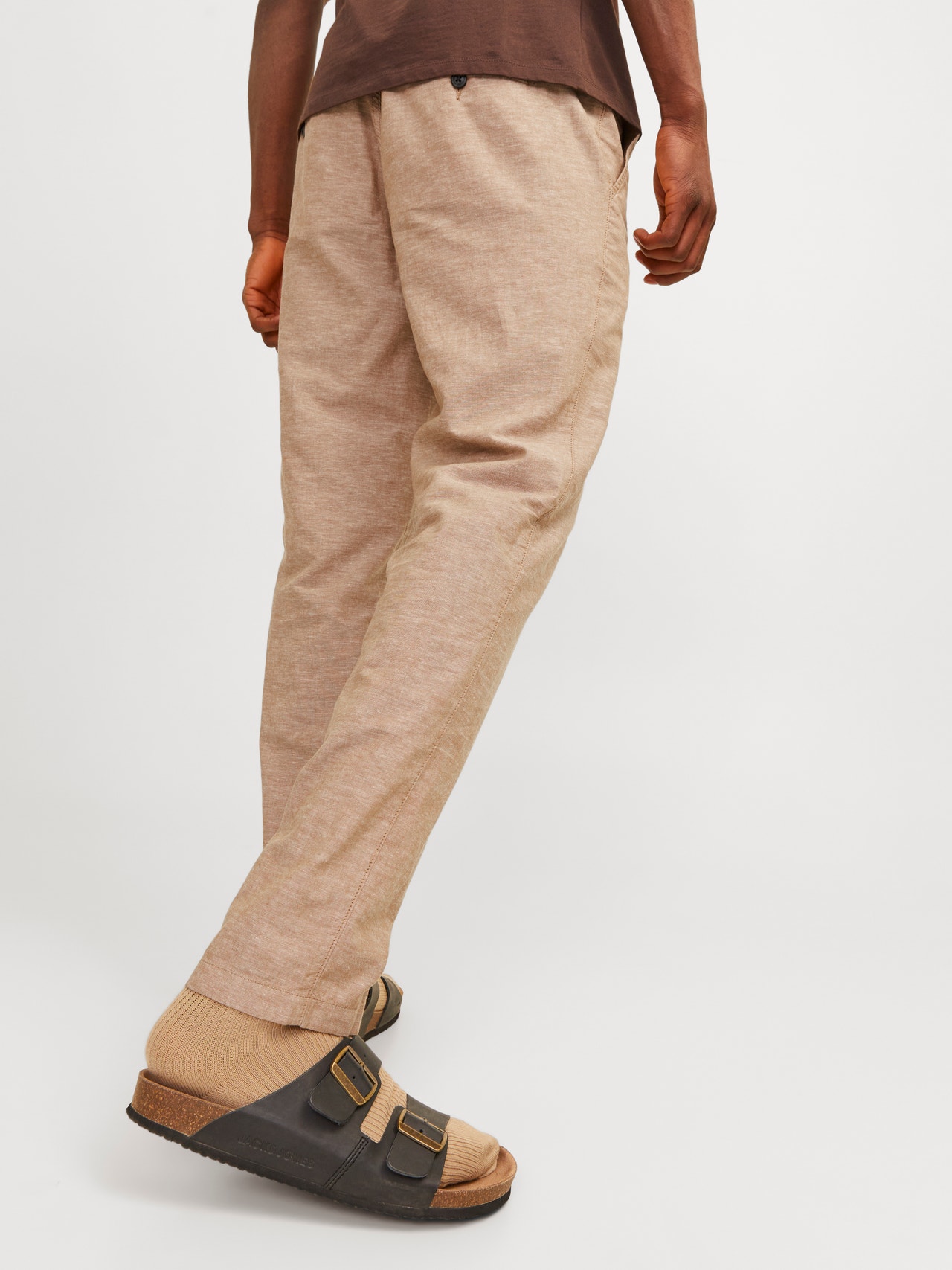 Jack & Jones Παντελόνι Tapered Fit Chinos -Rubber - 12248604