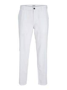 Jack & Jones Παντελόνι Tapered Fit Chinos -Bright White - 12248604