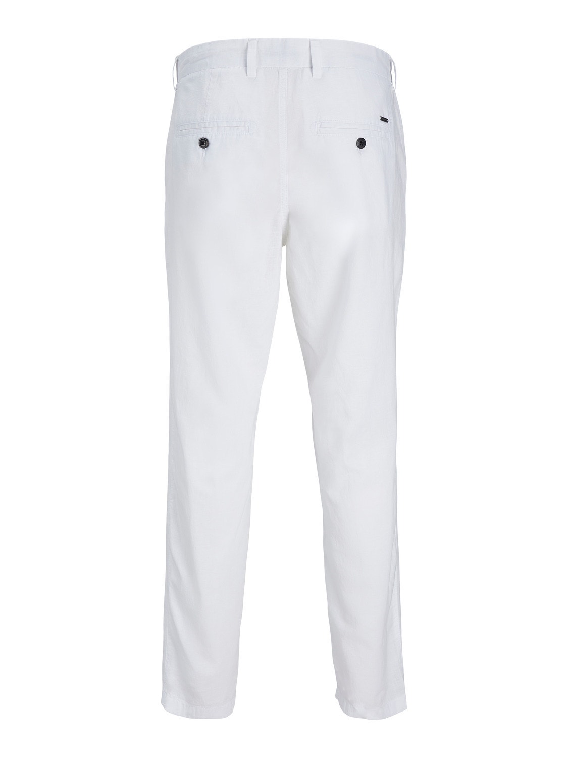Jack & Jones Tapered Fit Puuvillased püksid -Bright White - 12248604
