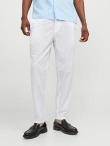 Jack & Jones Παντελόνι Tapered Fit Chinos -Bright White - 12248604