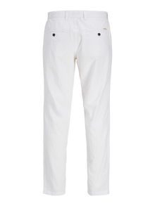 Jack & Jones Siaurėjantis kirpimas Chino kelnės -White - 12248604