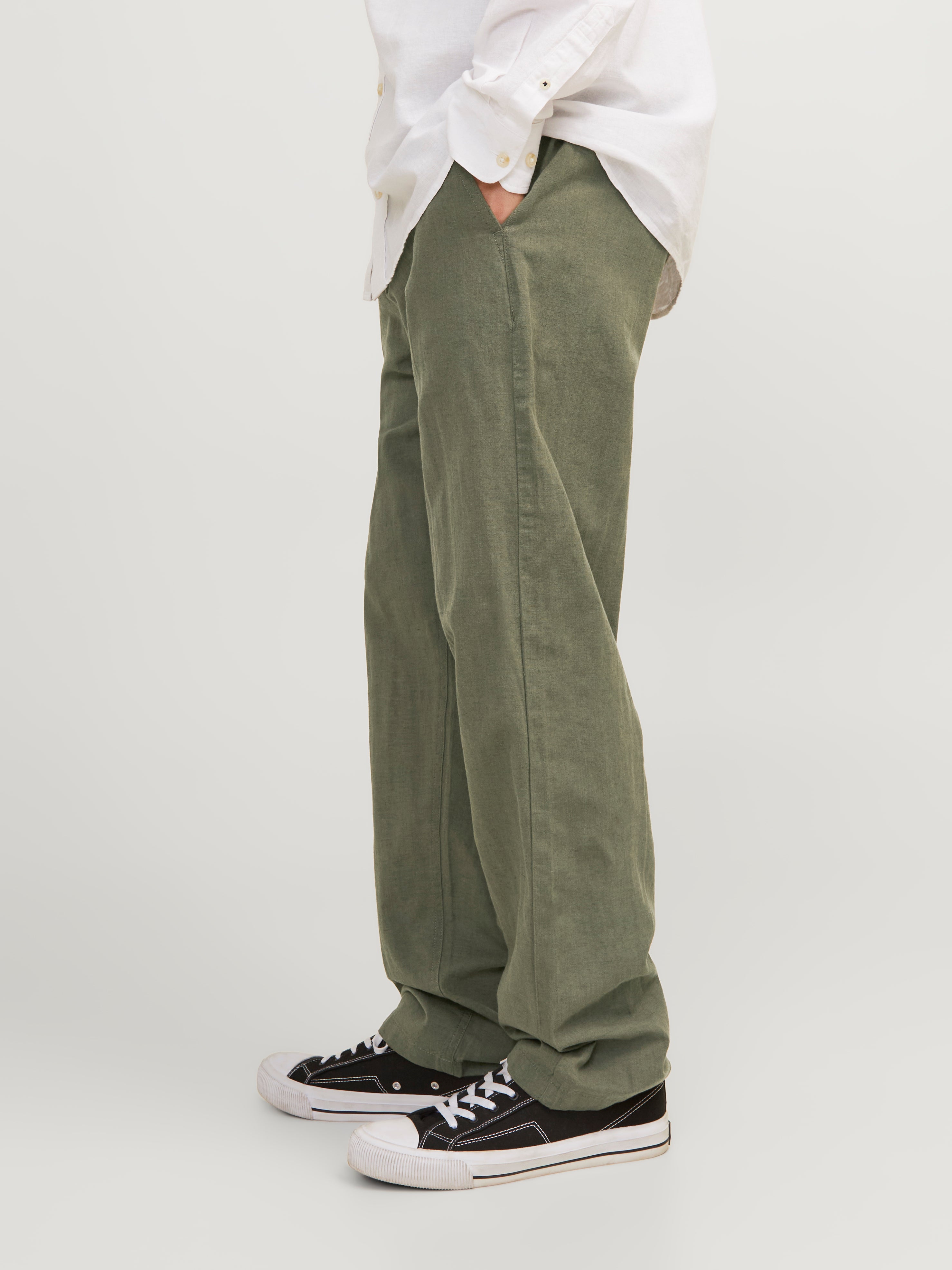 Relaxed Fit Classic trousers | Dark Green | Jack & Jones®