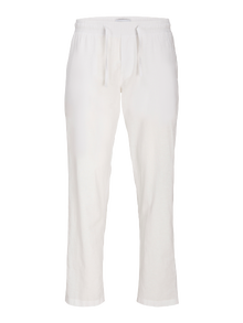 Jack & Jones Relaxed Fit Joggebukse -White - 12248606