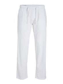 Jack & Jones Παντελόνι Relaxed Fit Κλασικό -Bright White - 12248606