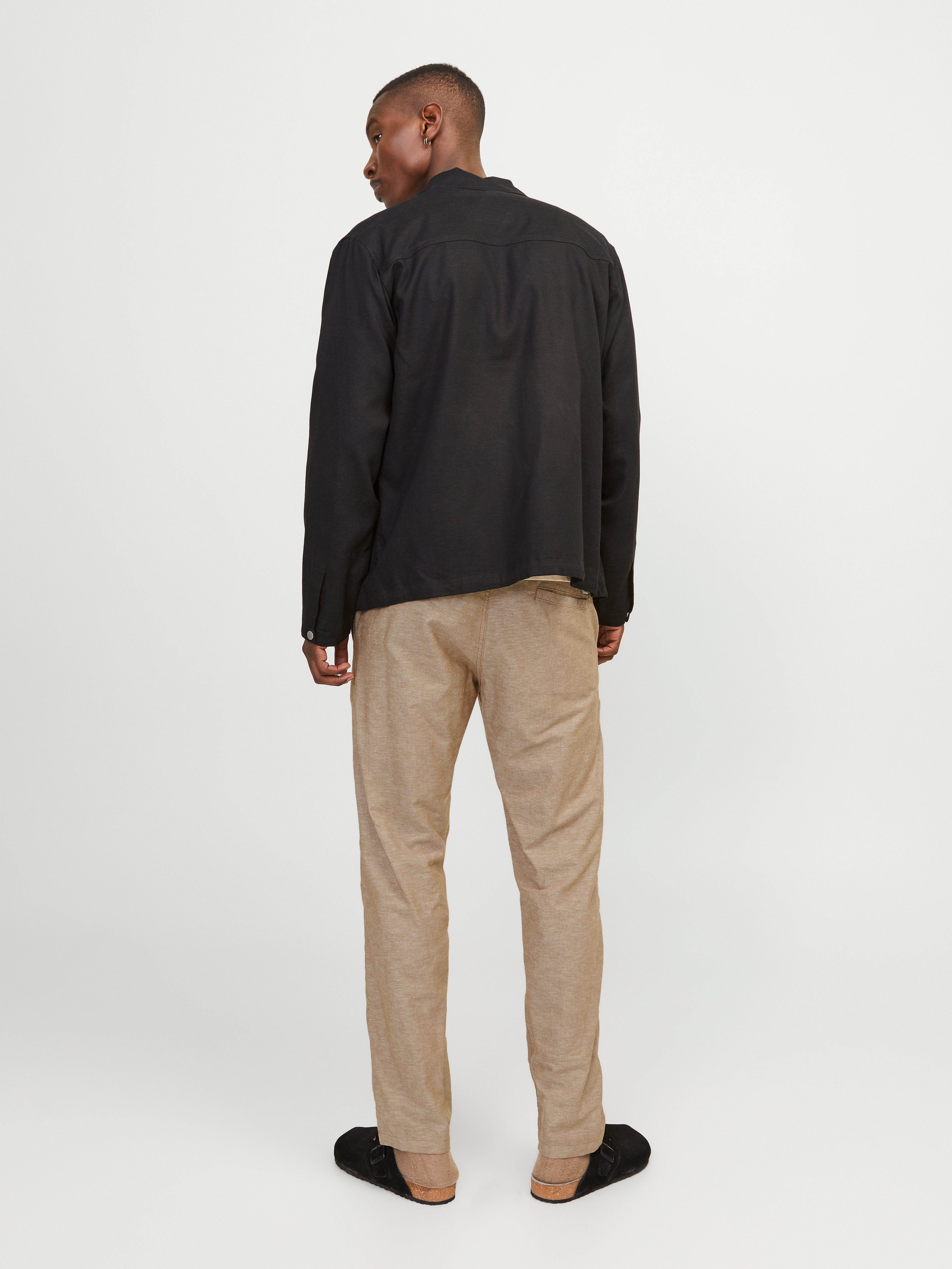 Relaxed Fit Classic trousers | Medium Brown | Jack & Jones®