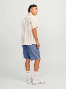 Jack & Jones Calções Chino Tapered Fit -Faded Denim - 12248627