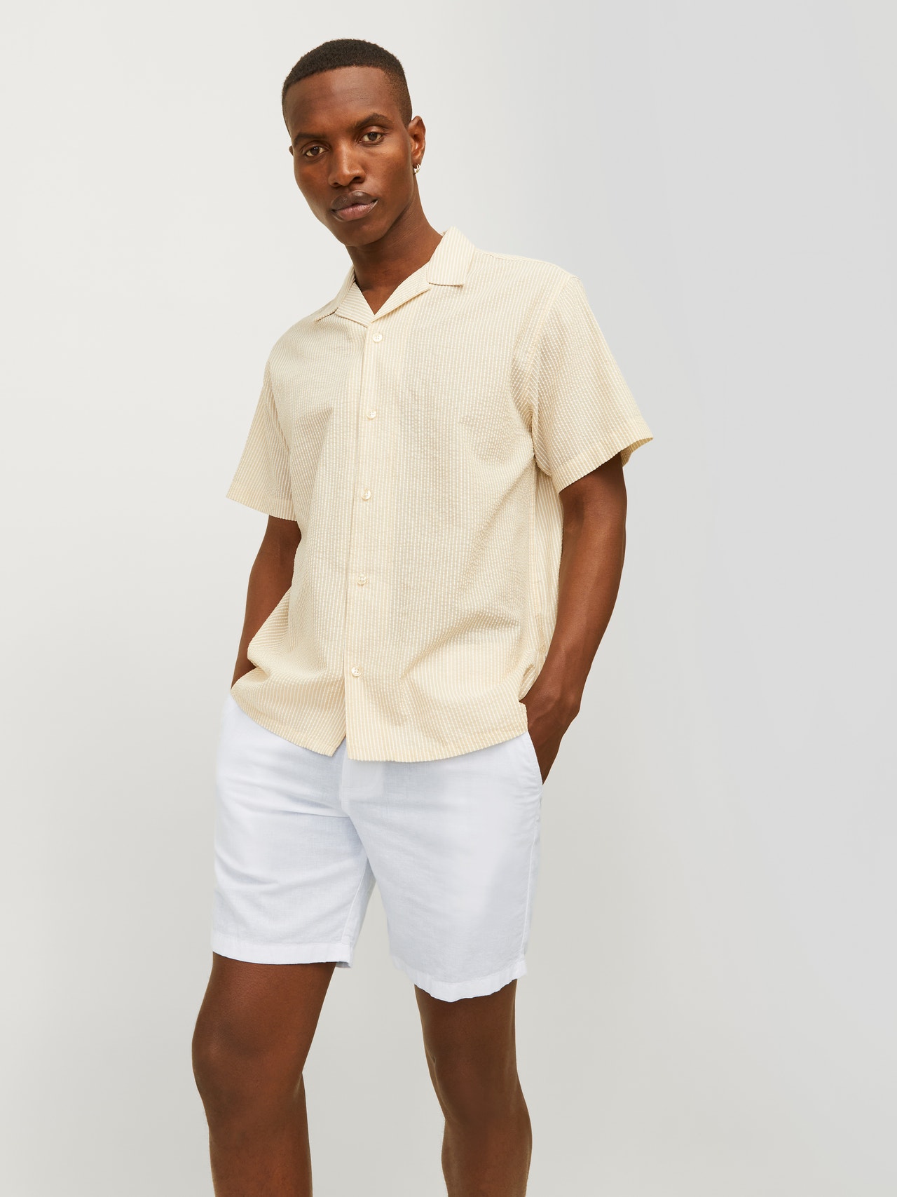 Jack & Jones Tapered Fit Chino shorts -Bright White - 12248627