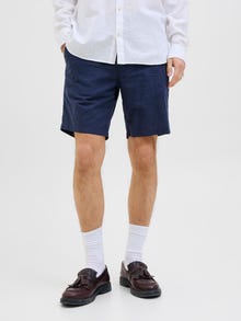 Jack & Jones Siaurėjantis kirpimas Chino šortai -Night Sky - 12248627