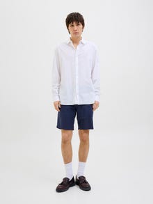 Jack & Jones Siaurėjantis kirpimas Chino šortai -Night Sky - 12248627
