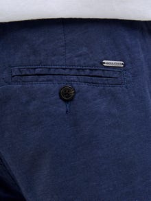 Jack & Jones Siaurėjantis kirpimas Chino šortai -Night Sky - 12248627