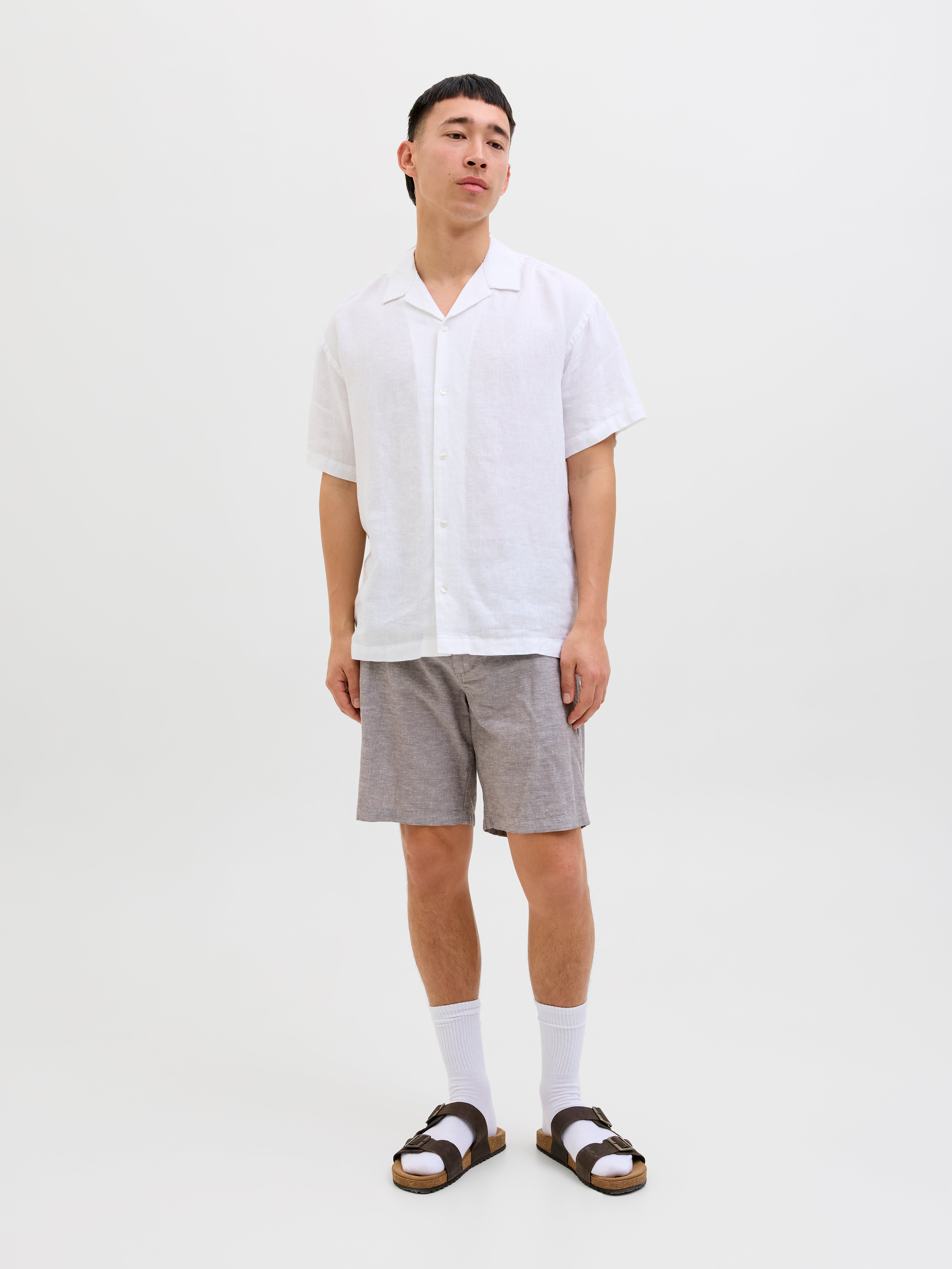 Tapered Fit Chino shorts | Medium Grey | Jack & Jones®
