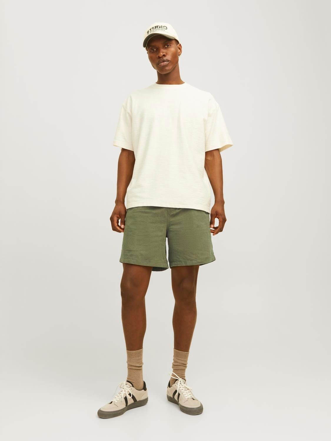 Jack & Jones Regular Fit Σορτς με κανονική εφαρμογή -Dusty Olive - 12248629