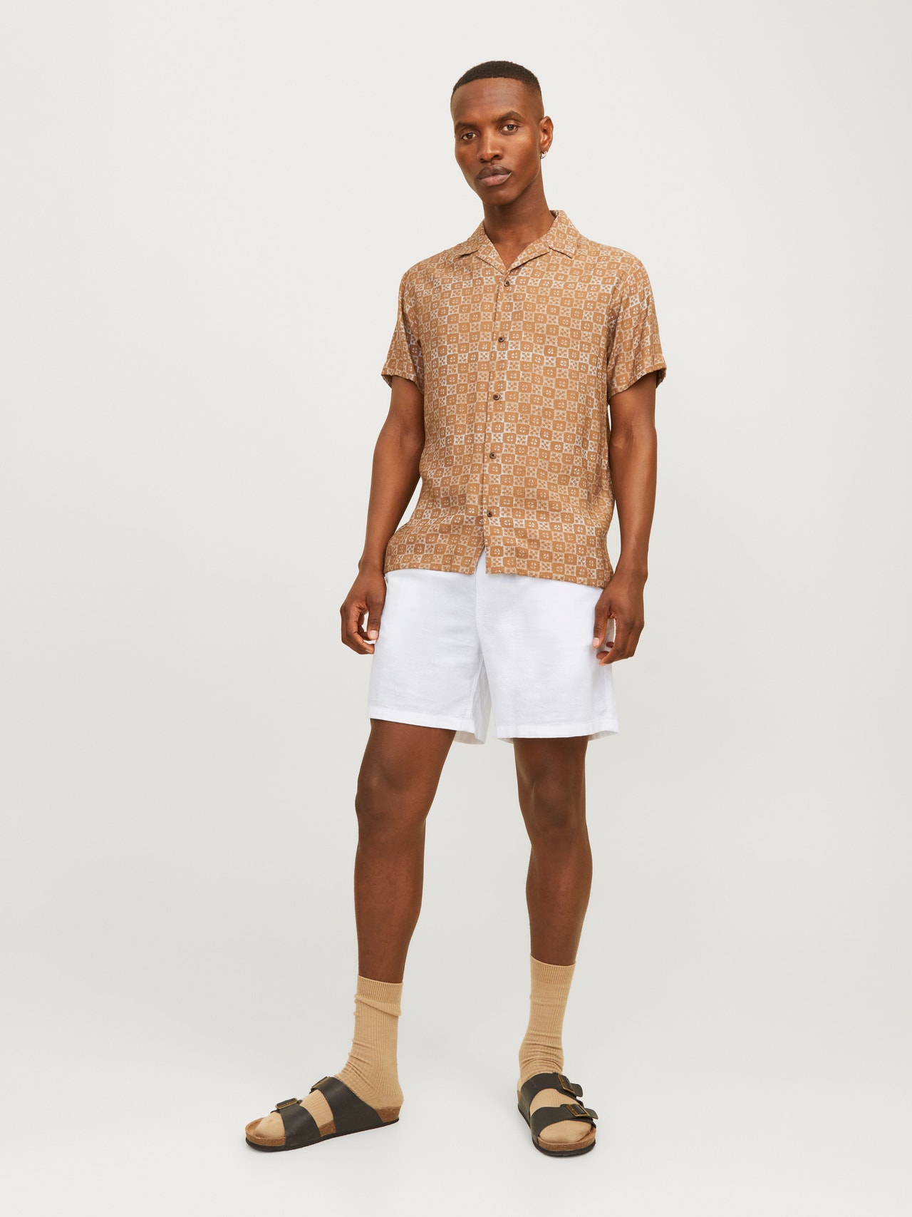 Jack & Jones Regular Fit Shortsit -Bright White - 12248629