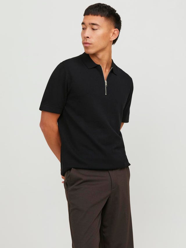 Jack & Jones Ühevärviline Polo T-särk - 12248642