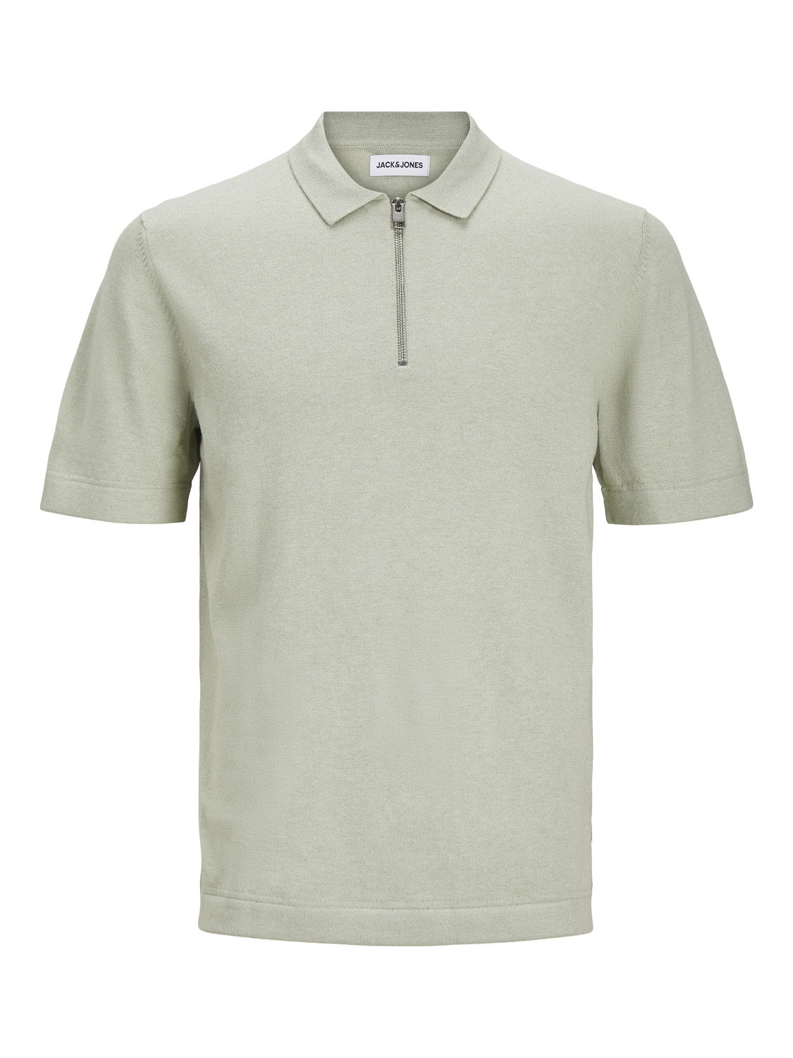 Jack & Jones Ensfarvet Polo T-shirt -Desert Sage - 12248642
