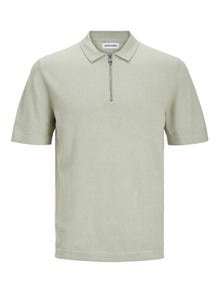 Jack & Jones Gładki Polo T-shirt -Desert Sage - 12248642