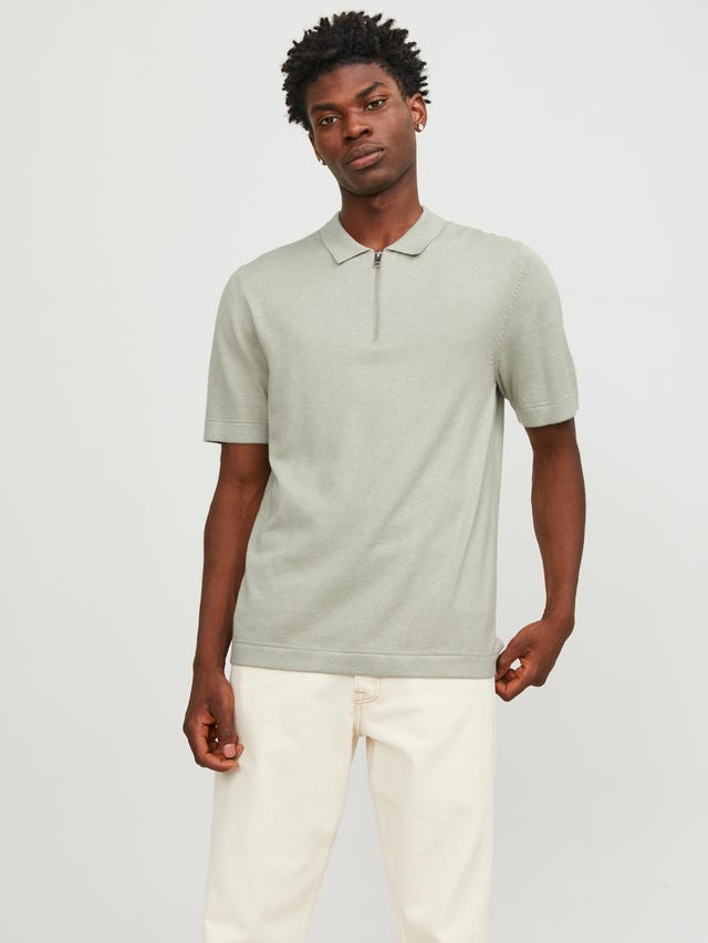 Jack & Jones Ühevärviline Polo T-särk - 12248642