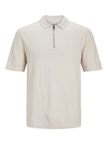 Jack & Jones Plain T-shirt -Moonbeam - 12248642