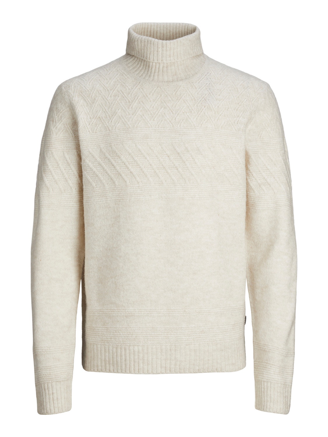 Jack & Jones Plain Turtleneck -Moonbeam - 12248663