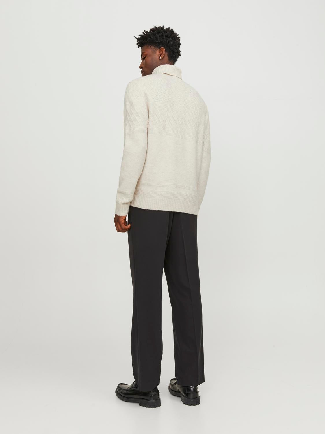 Plain Turtleneck | White | Jack & Jones®