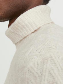 Jack & Jones Plain Turtleneck -Moonbeam - 12248663