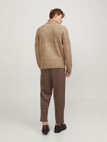 Jack & Jones Vienspalvis Golfo megztinis -Peyote - 12248663