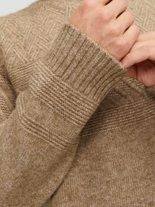 Jack & Jones Vienspalvis Golfo megztinis -Peyote - 12248663