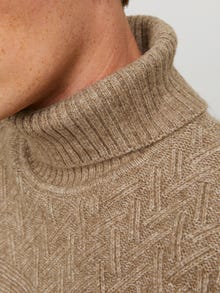 Jack & Jones Vienspalvis Golfo megztinis -Peyote - 12248663