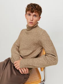 Jack & Jones Vienspalvis Golfo megztinis -Peyote - 12248663