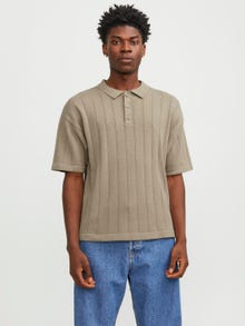 Jack & Jones Plain T-shirt -Crockery - 12248678