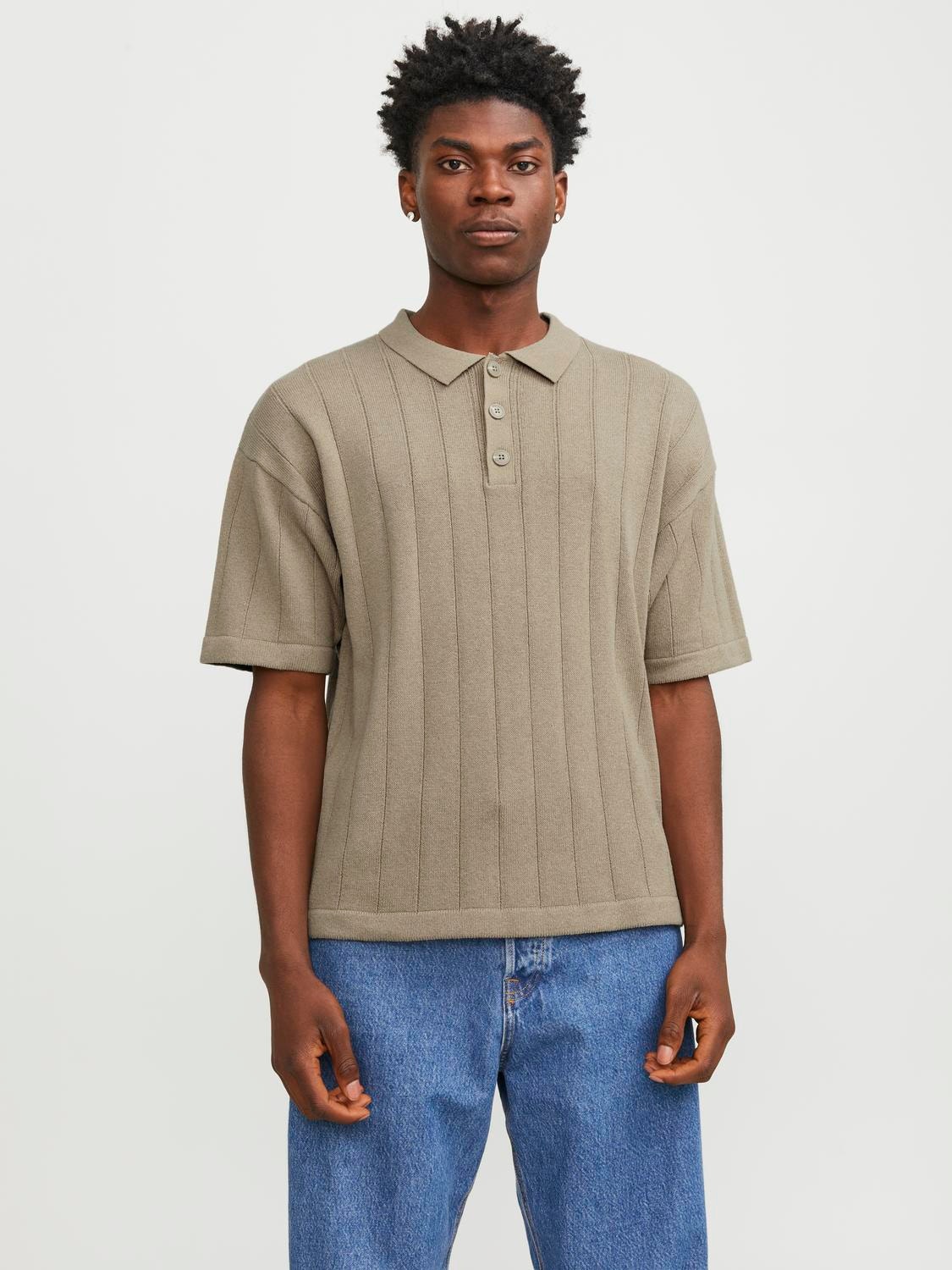 Jack & Jones Plain T-shirt -Crockery - 12248678