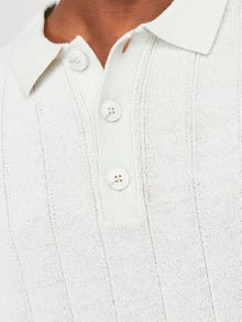 Jack & Jones Vanlig Poloskjorte -Cloud Dancer - 12248678