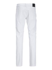 Jack & Jones Παντελόνι Slim Fit Chinos -White - 12248680