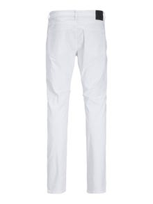 Jack & Jones Slim Fit Plátěné kalhoty Chino -White - 12248680