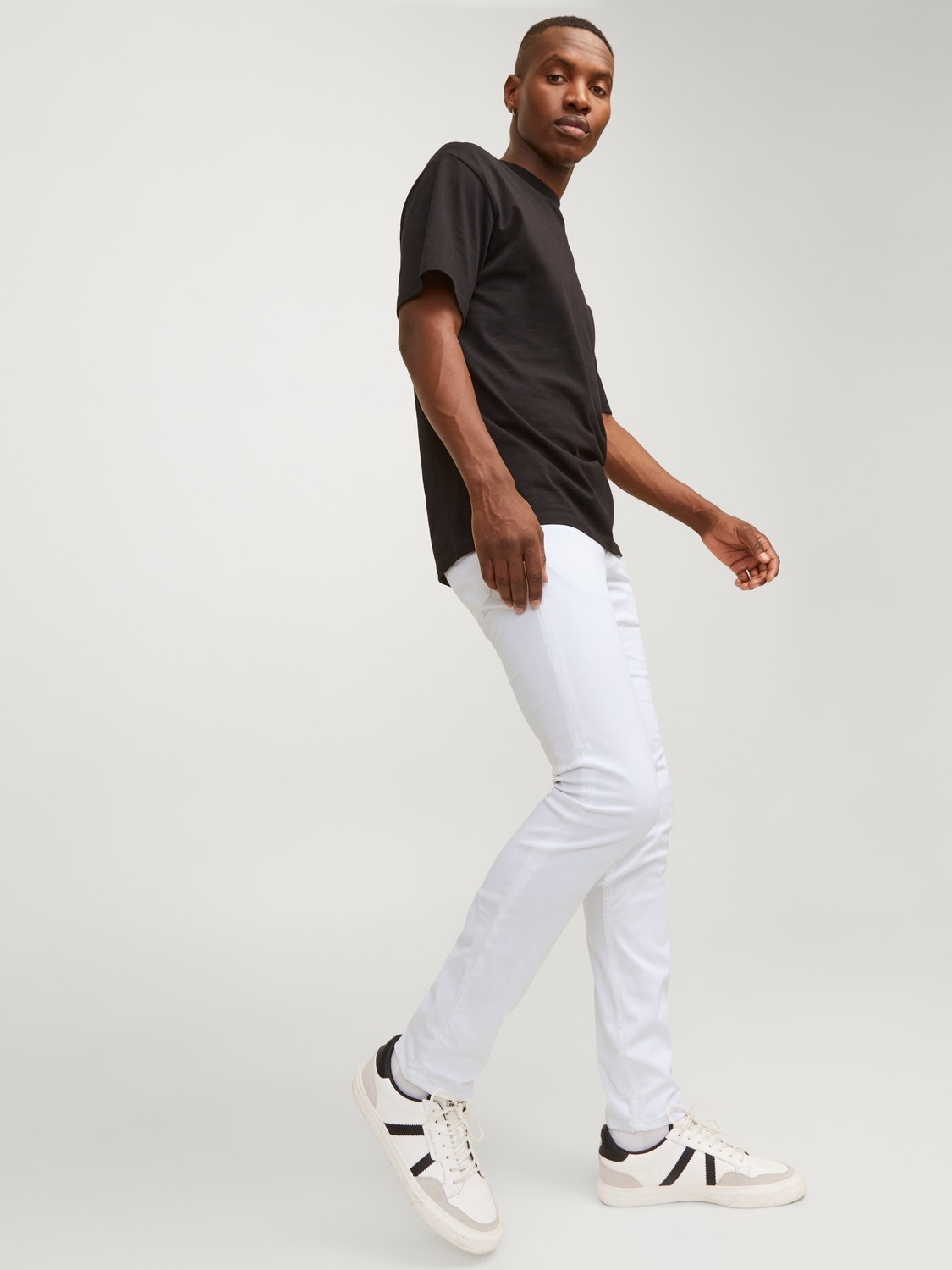 Jack & Jones Παντελόνι Slim Fit Chinos -White - 12248680