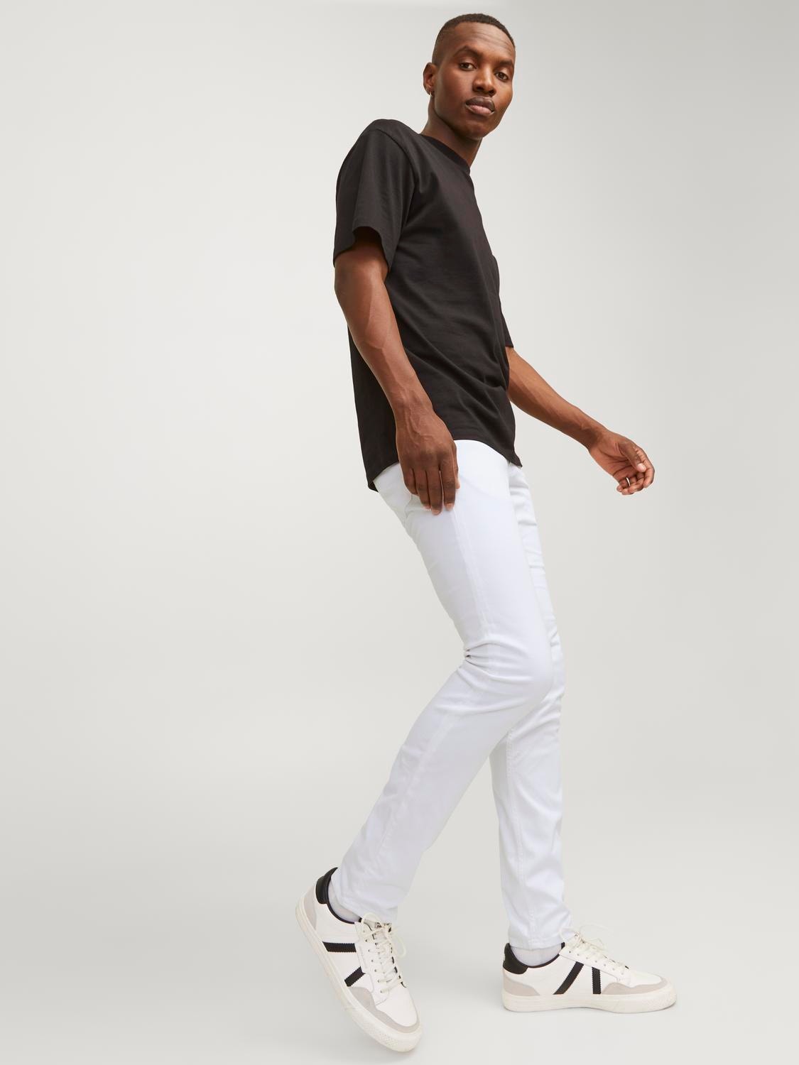 Jack & Jones Pantalones chinos Slim Fit -White - 12248680