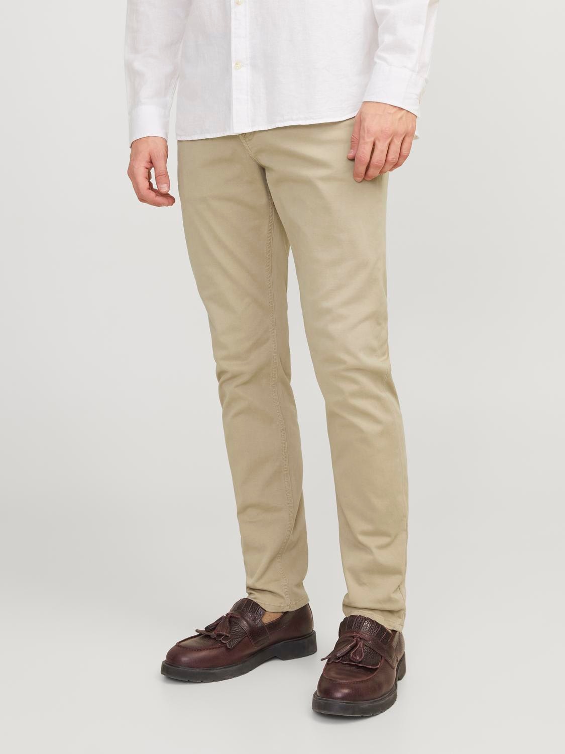 Jack & Jones Calças Chino Slim Fit -Crockery - 12248680