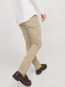 Jack & Jones Slim Fit Spodnie chino -Crockery - 12248680