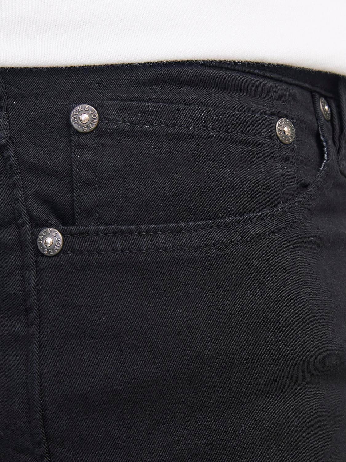 Jack & Jones Slim Fit Plátěné kalhoty Chino -Black - 12248680