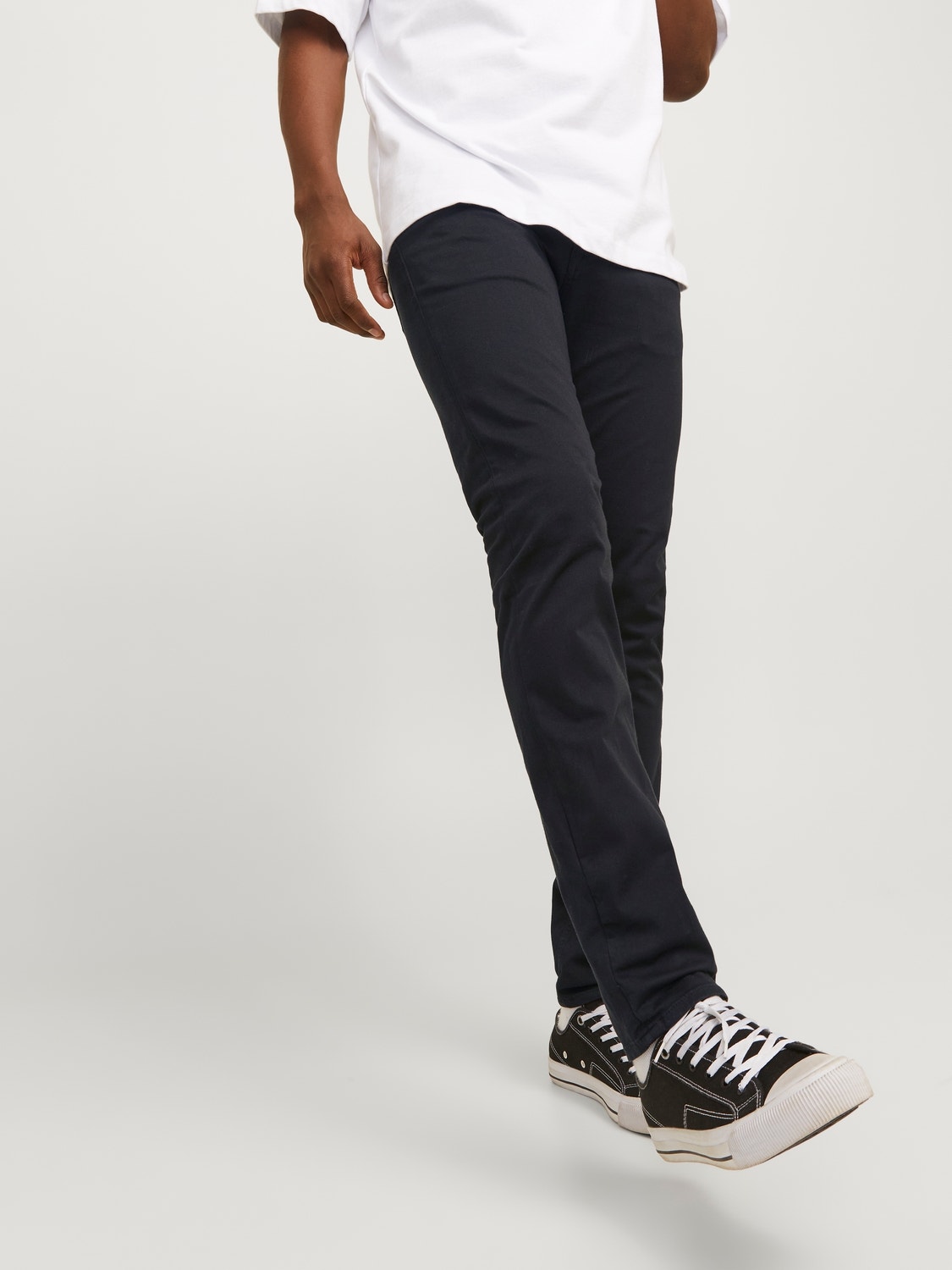 Jack & Jones Slim Fit Puuvillased püksid -Black - 12248680