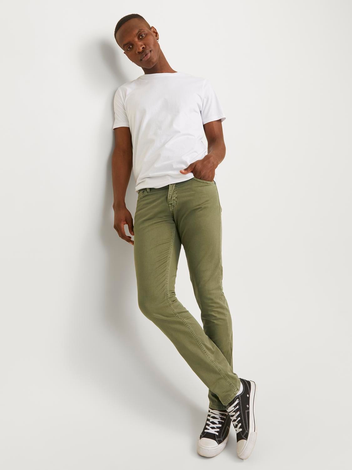 Jack & Jones Slim Fit Chino-housut -Deep Lichen Green - 12248680